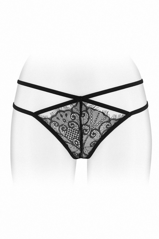 String ouvert Mylene - noir - Culottes & Strings - MyLibido