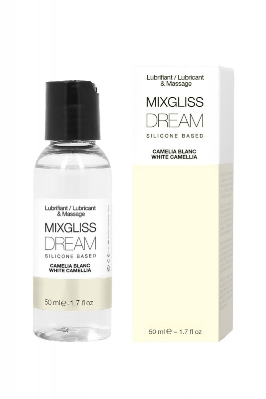 Mixgliss silicone - Camelia blanc - 50ml - Massage érotique - MyLibido