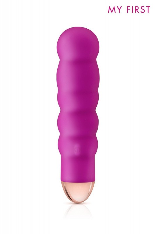 Vibromasseur rechargeable Giggle rose - My First - Vibromasseur classique - MyLibido