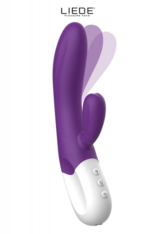 Rabbit flexible et rechargeable Bend It Violet - Vibro Rabbit - MyLibido