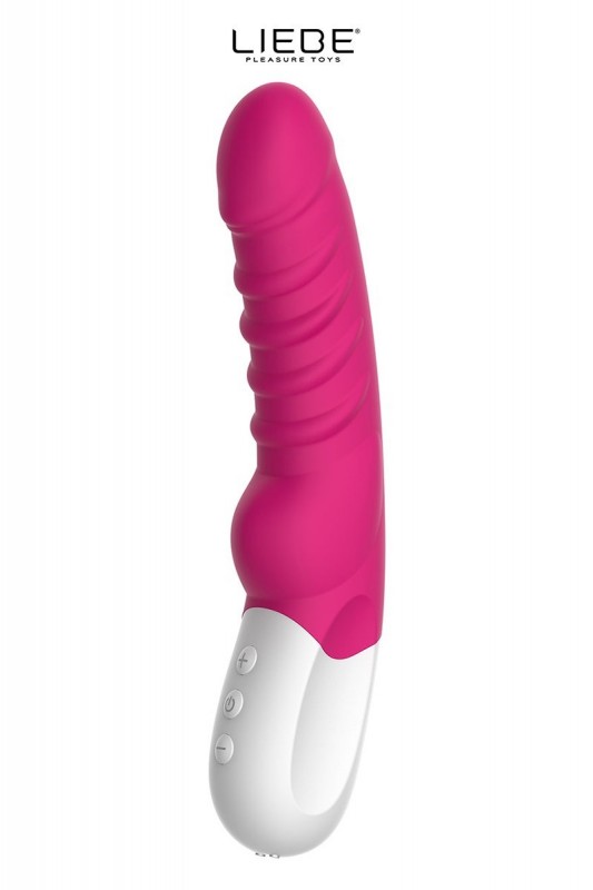 Vibro rechargeable Vertigo - Cerise - Vibromasseur classique - MyLibido