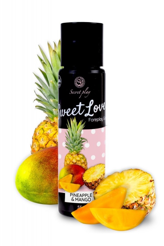 Lubrifiant goût Ananas-Mangue - 60ml