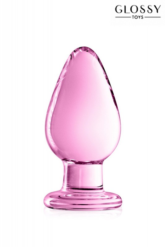 Plug anal verre Glossy Toys n° 25 Pink