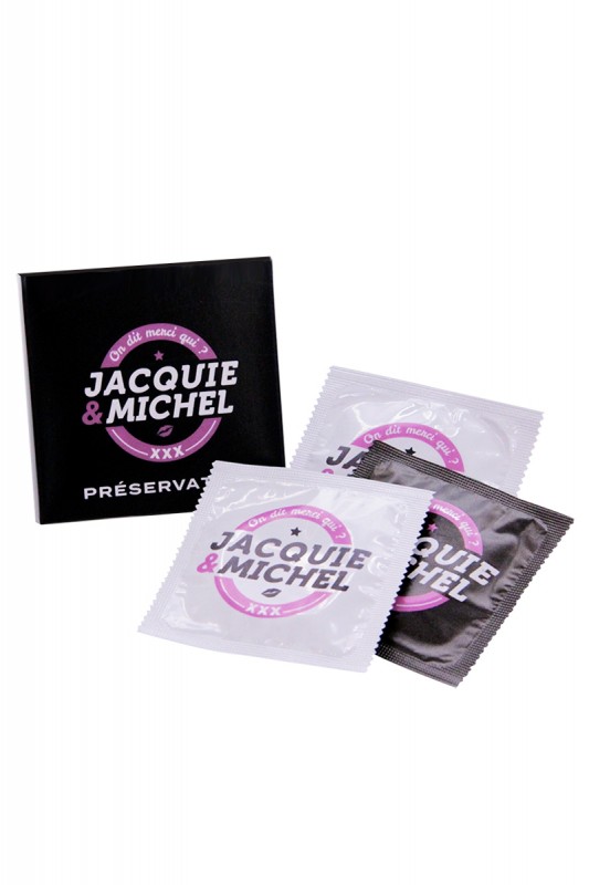 Pochette de 3 préservatifs Jacquie et Michel