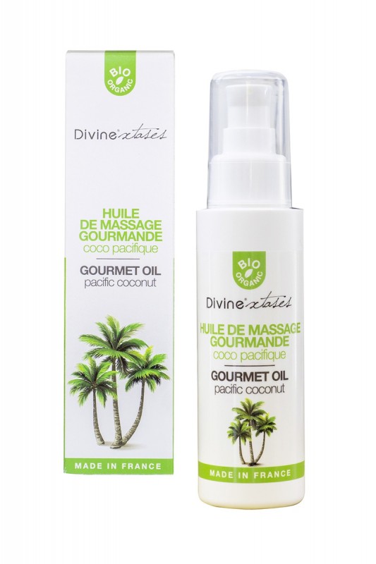 Huile de massage Bio Coco Pacifique - Divinextases