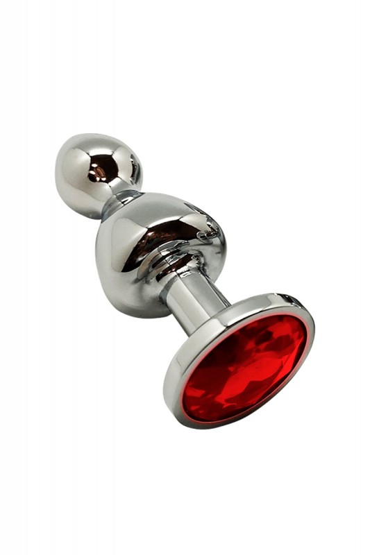 Lollypop rouge taille S - Plug métal bijou | Wooomy