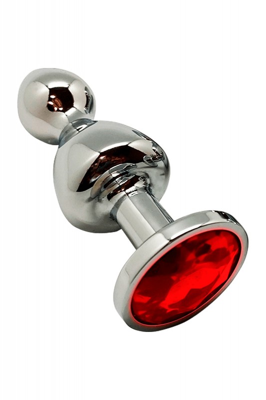 Lollypop rouge taille L - Plug métal bijou | Wooomy