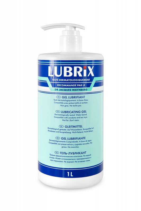 Lubrifiant intime à base d'eau 1L - Lubrix | Lubrix