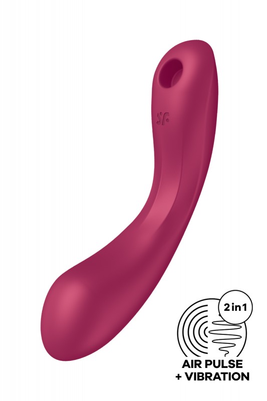 Satisfyer Curvy Trinity 1 bordeaux - Stimulateur 3 en 1 | Satisfyer